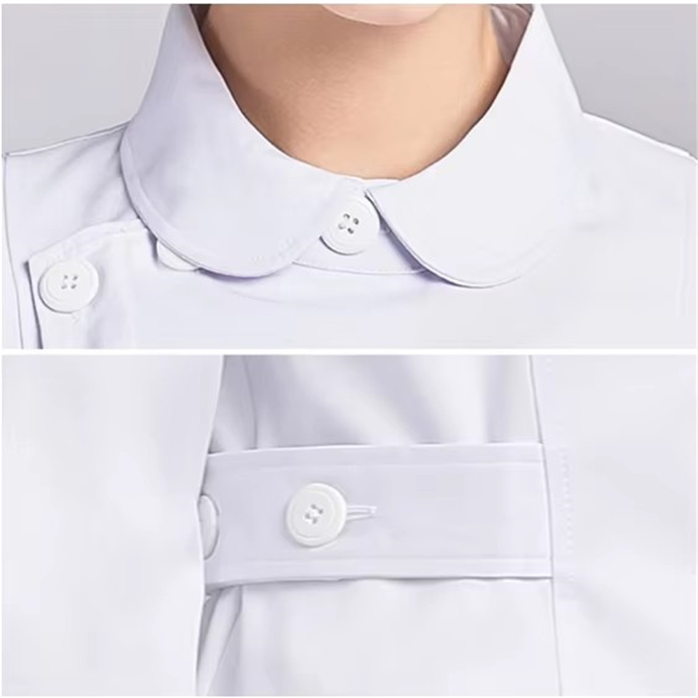 new pure cotton breathable whi - Lab Coat Medical recension och pris