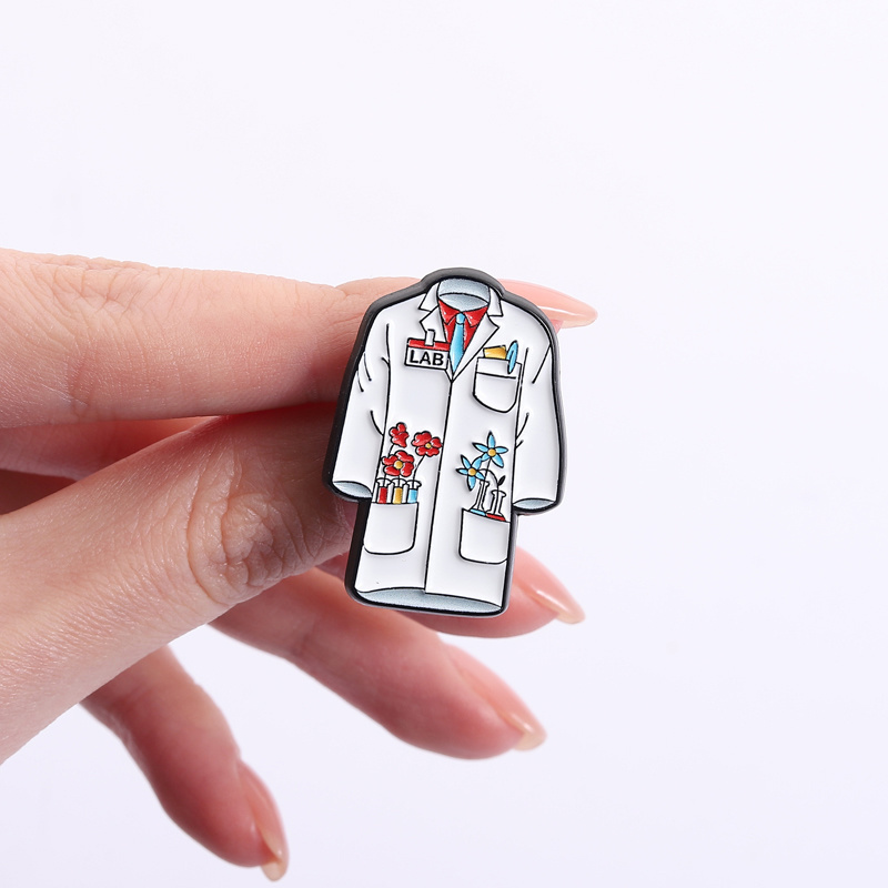 Floral Doctor Nurse Coat Ename - Lab Coat Medical recension och pris