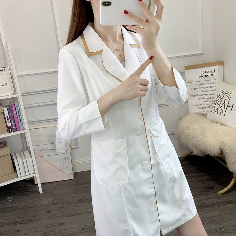 white short beauty uniform dre - Lab Coat Medical recension och pris