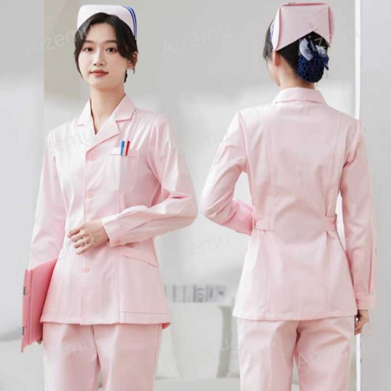 New White Long Sleeve Nurse Un - Lab Coat Medical recension och pris