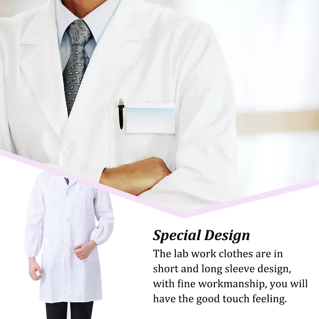 Laboratory Coat Pocket Long Sl - Lab Coat Medical recension och pris