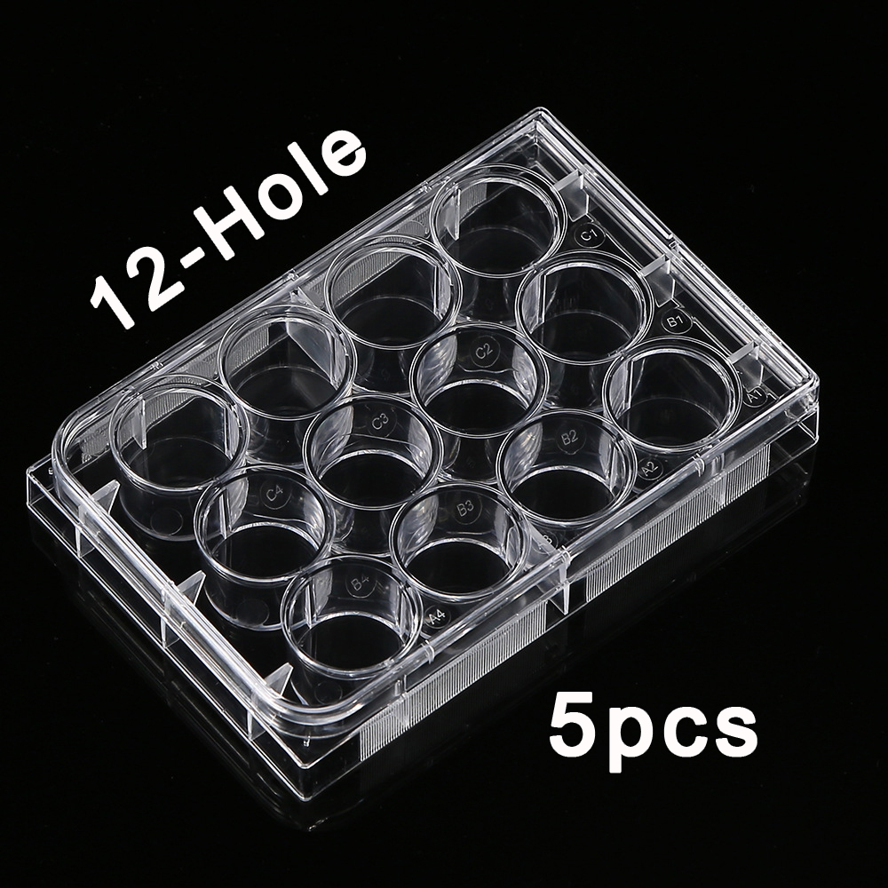 5Pcs Polystyrene 12 Well Petri - Medical Lab Supplies recension och pris