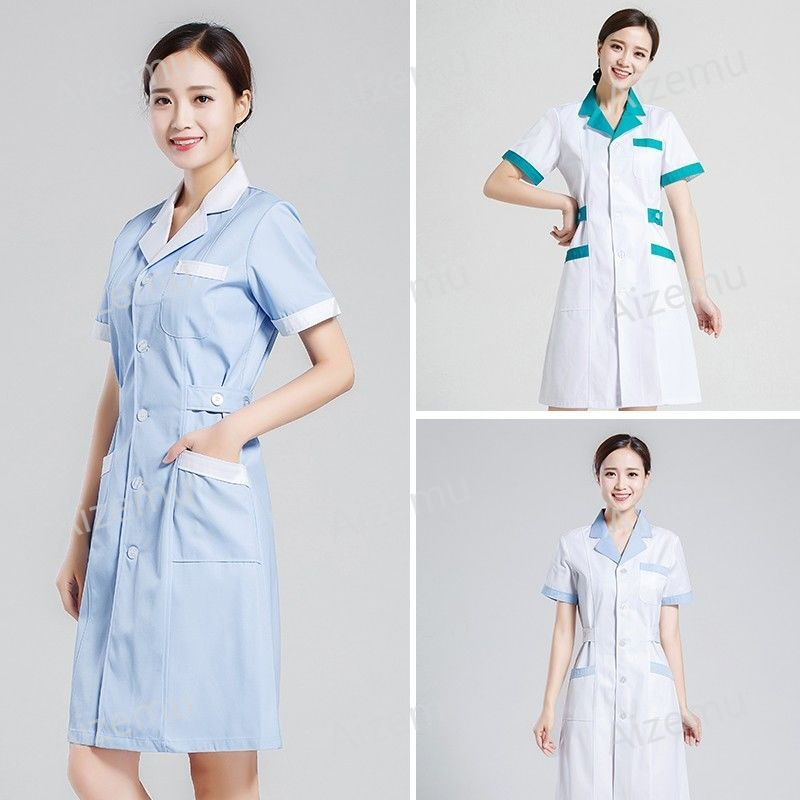 Unisex Short Sleeve Beauty Sal - Lab Coat Medical recension och pris