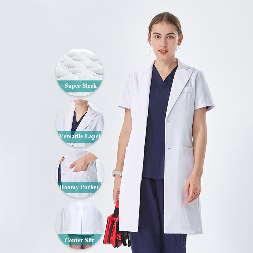 Thoughtful Lapel Collar White  - Lab Coat Medical recension och pris